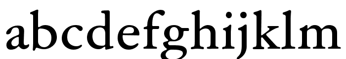 Garamond ATF Micro Regular Font LOWERCASE