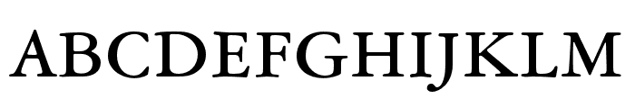 Garamond ATF Micro Regular Font UPPERCASE