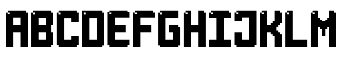 Light Pixel-7 Font UPPERCASE